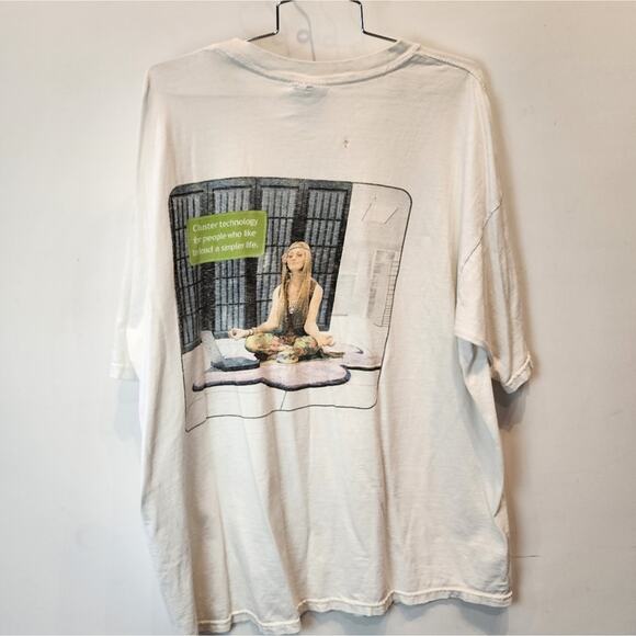 Vintage 90's Linux Network Tradeshow T-Shirt Holes Size XL - Picture 3 of 11